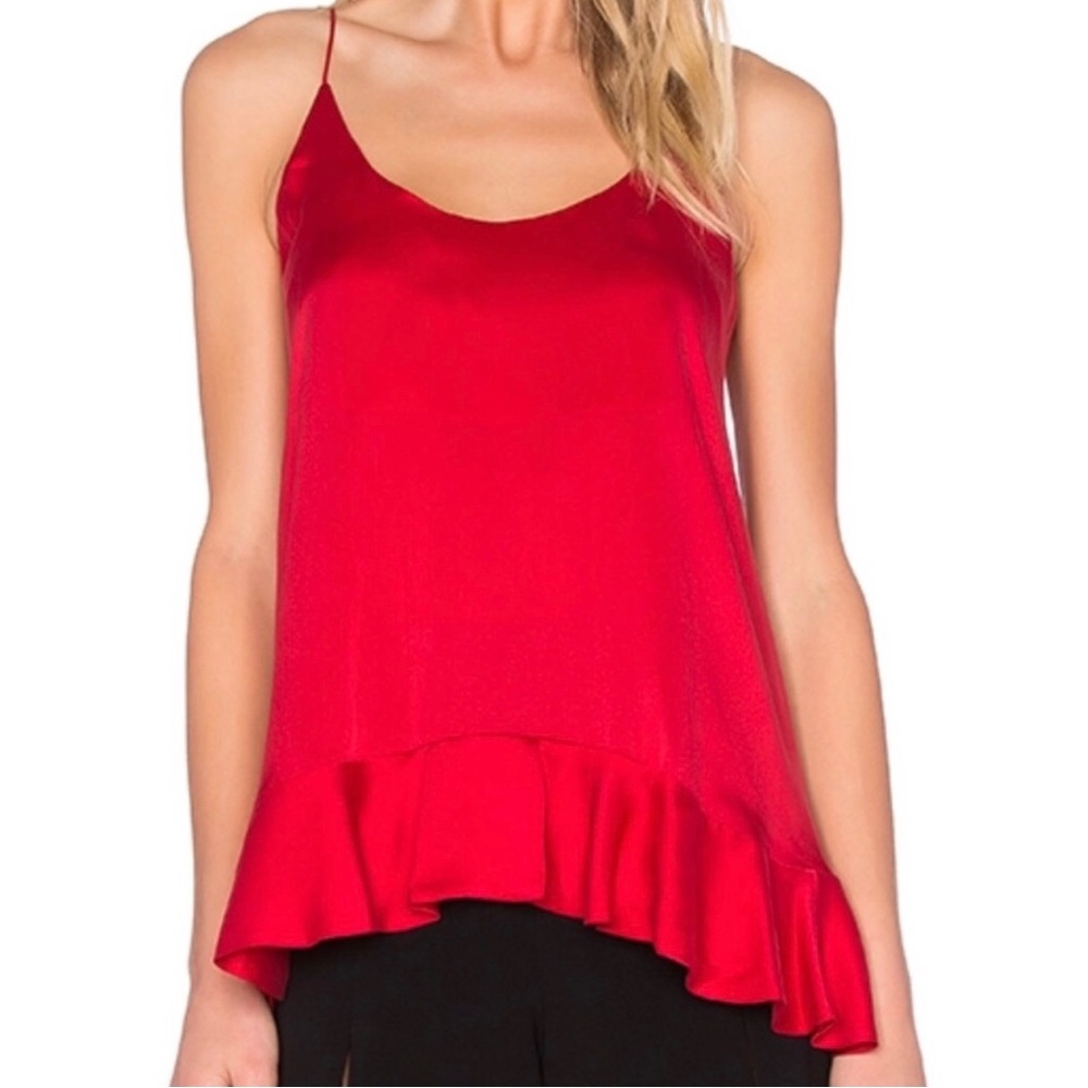Zimmermann NWT Sueded Silk Top